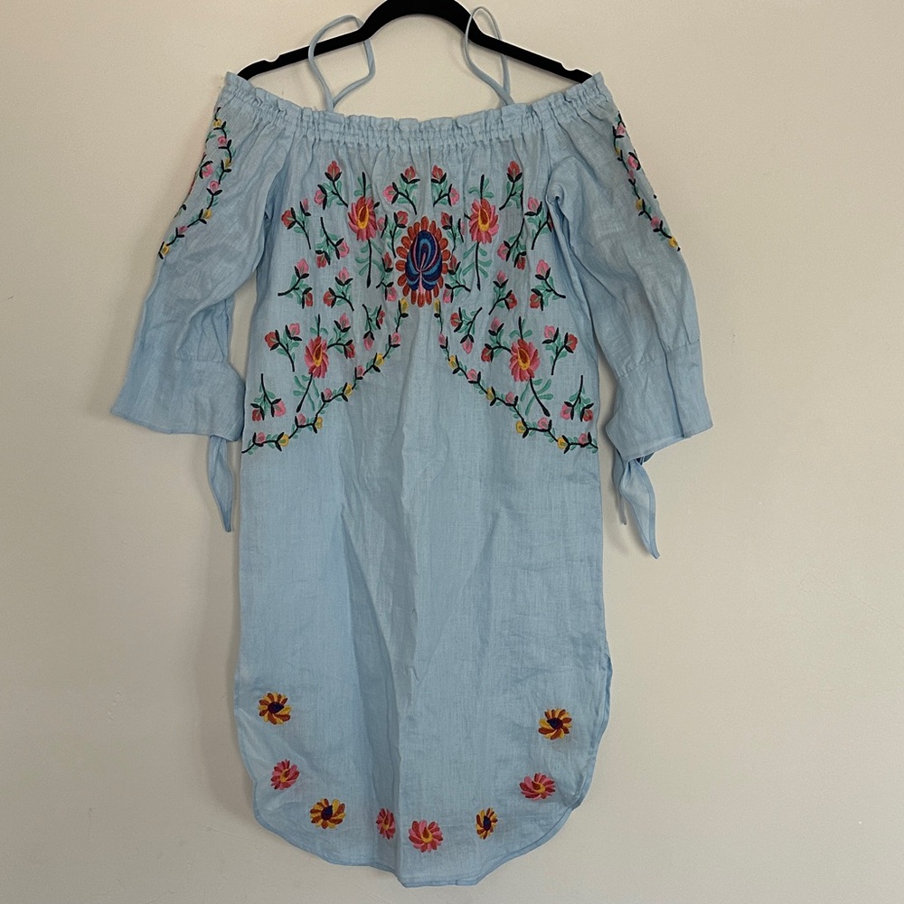 Chelsea and Theodore linen dress NWT